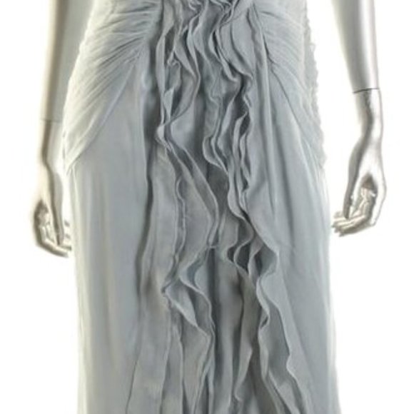Adrianna Papell  Women's Formal Long Chiffon Evening Gown - Picture 5 of 6